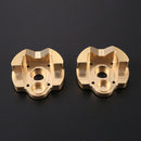 For RC Axial Capra 1.9 SCX10III 2pcs Brass Counterweight Cup Cover Car Accessory