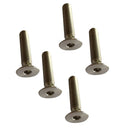 5pcs M8*35 T Shape Titanium Alloy Screws Hexagon Cap Head Socket Allen Key Bolt