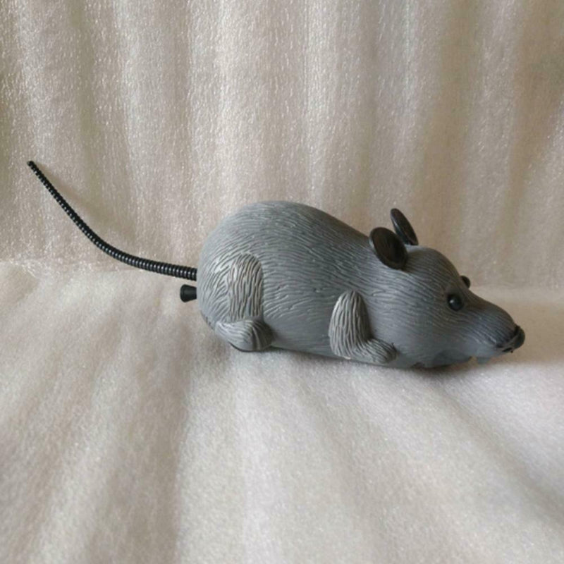 Pull Mini Simulation Cartoon Mouse Lifelike Rat Cat Toys Funny Trick Toys
