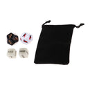 4x Acrylic Funny Spicy  Love Dice with Pouch Bachelor Party Love Couple