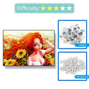 1000 Pieces DIY Paper Puzzle Beauty of Sunflower Jigsaw Picture Toys Decor