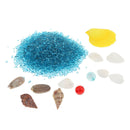 Romantic Gravel Blue Sand Fish Tank Aquarium Ornaments Vivid Decoration