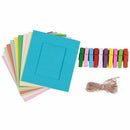 10Pcs 3Inch Photo Frame Wall Picture Album Hanging Rope Camp