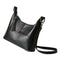 Women Messenger Soft Leather Shoulder Bags Tassel Crossbody Handbags (Black A#S