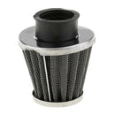 3x 35mm Motorcycles Cone Air Filter Intake Cleaner With Fixing Clip Durable