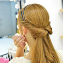 Fashion Women Double Layer Adjustable Head Hair Hoop Elastic HairRopeHairBan Bj