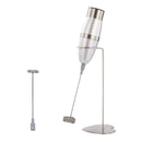 Electric Milk Frother Drink Foamer Whisk Coffee Mixer Stirrer with Stand