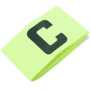 Yellowgreen Elastic Tension Football Soccer Captain Armband I6B3
