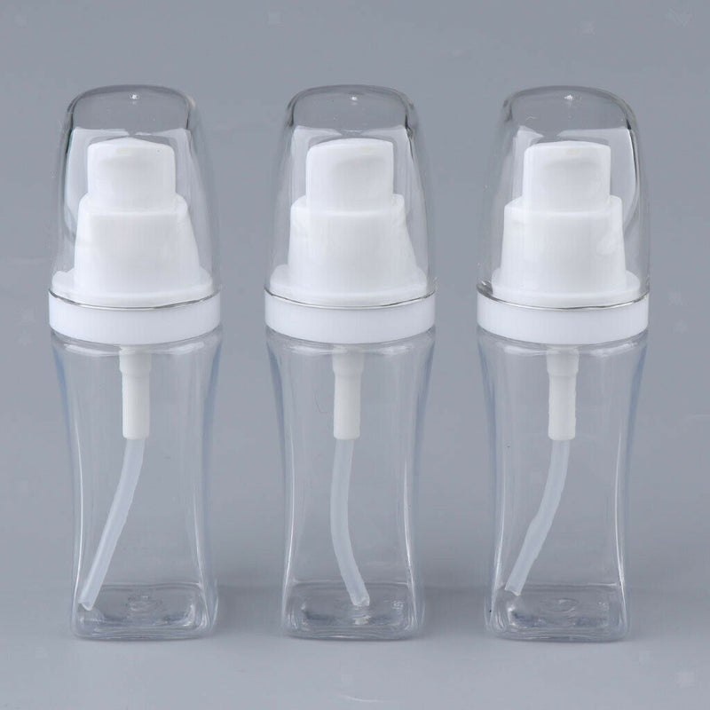 3pcs 40ml /1.35oz Pump Bottle Easy to Carry Lotion Bottles For Travel,Makeup