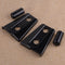 8x Black Side Door Hinge Cover Molding Trim fit for Jeep Wrangler JK 4Dr 07-18
