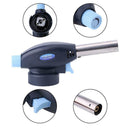 Outdoor Lighter Torch Jet Flame Gun Butane Burners Gas Adapter Refillable A