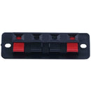 5pcs 4 Way Press Release Stereo Speaker Connector Terminals Strip Lock D3X7