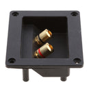 Universal Car Stereo 2 Way Speaker Box Terminal Square Connectors Subwoofer