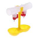 10Pcs Poultry Chicken Automatic Drinking Fountain Double Hanging Cup Ball Nipple