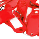 Key Ring Tags (50PCS red) E7M5