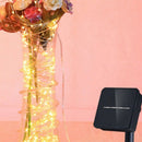 Solar Power Led String Copper Wire Fairy Lights 100Leds Outdoor Holiday Chr