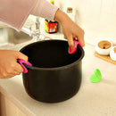 Microwave Oven 2 Fingers Hot Bowl Holder Dish Clamp Pot Pan Gripper Clip