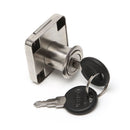 22mm Drawer Cam Lock with 2 Keys For Cabinet Office Wardrobe Cupboard