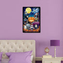 Animated Halloween Diamond Painting Full Round Drill Cross Stitch (W510)
