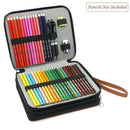 120 Slots Pencil Case PU Leather Handy Multi-layer Large Zipper Pen Bag wit M3G7