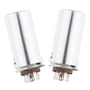 2Pcs 9 Pin Vacuum Tube Socket with 40mm Shield for ECC83 ECC82 6922 6n1