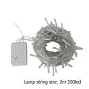20m 200LED String Fairy Lights Holiday Lamp for Christmas (Purple Light) A