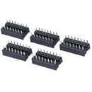 5 X 16 Pin DIP IC Socket DIP 16 Adapter Black Z7P9