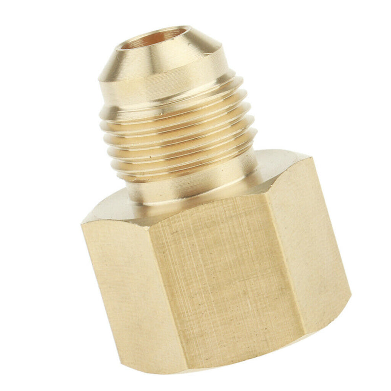 3/8 1/2 NPT Flare Connect The Adapter For Solid Brass Gas Heater Pipe