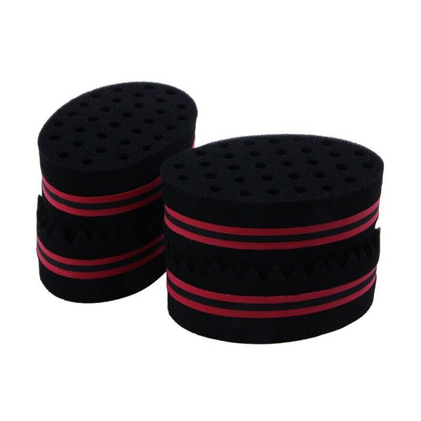 Set of 4 Hair Brush Sponge Twist Wave Barber Tool For Dreads Afro Locs Twis R7D1