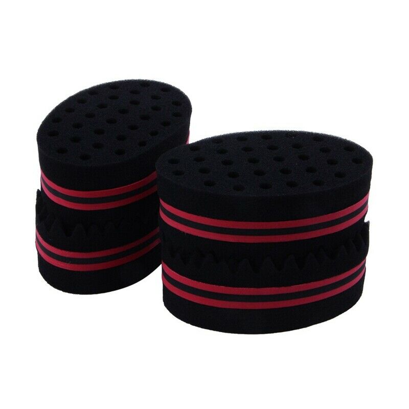 Set of 4 Hair Brush Sponge Twist Wave Barber Tool For Dreads Afro Locs Twis R7D1