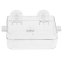 Plastic Reptile Terrarium Worm Dish Reptile Feeding Bowl Food Container