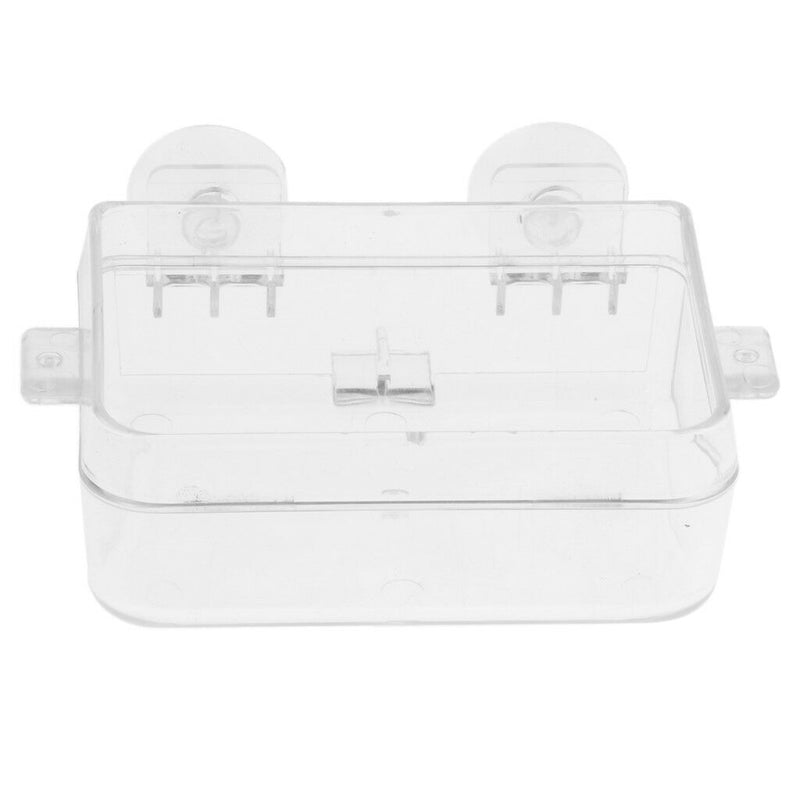 Plastic Reptile Terrarium Worm Dish Reptile Feeding Bowl Food Container