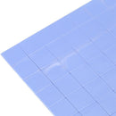 100x 10x10x1mm silicone thermal pad for conductive heat sink Insulation Pat
