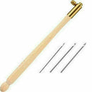 Tambour Hook with 3 Needles 70 100-120 Embroidery Beading Crochet Nice Tool M2M6