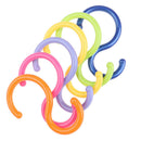 6Pcs/Lot Bucket Hook S Shape Kitchen Hanger Clothes Hooks Plastic Hanging Ho JR