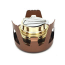 Camping Portable Aluminum Mini Stove With Alcohol Burner Compact And Lightw