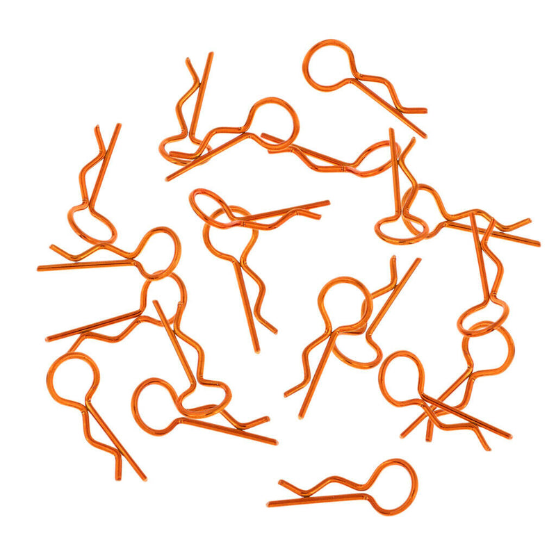 20pcs/set RC Car R-Pins fit 1/10 1/12 1/16 1/18 RC Car Truggy Accessory Orange