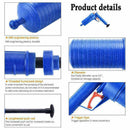 High Pressure Drain Blaster Air Pump Sink Toilet Plunger Clogged Pipe Clean F2E5