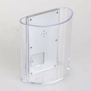 Transparent Electronic Pen Holder Container Lcd Digital Alarm Clock Desk Pe C3K1