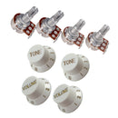 x Guitar Potentiometer Audio Pots A500K B500K OHM Replacement for Electric