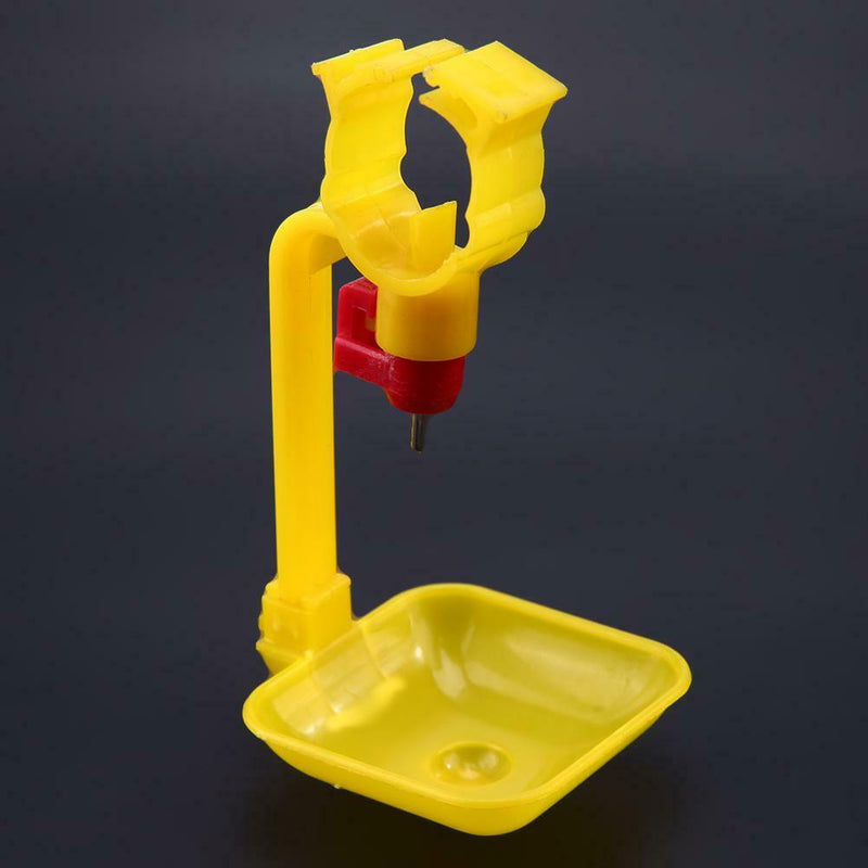 10pcs Poultry Hanging Cup Drinking Fountains Birds Water Bowl Nipple Red A