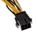 PCI-E 6-pin To 2x 8 pin(6+2-pin/8 pin) Power Splitter Cable PCIE PCI Express