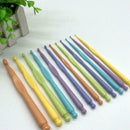 12pcs 2-10mm Plastic Crochet Hooks Kit Knitting Needles Yarn Weave Craft To V2K7