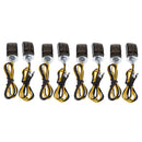 8pcs LED Black Mini Tiny Small Indicators
