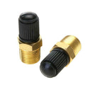 2pcs 1/8in Brass Tire Tyre Air Compressor Tank Fill Valves for Dunlop Valve