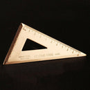 Thickness 0.08inch Super Durable Brass Set Square e-Ruler Stationery Math G Y5K2