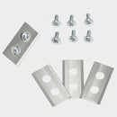 30 Stainless Steel Mower Blade Parts Replacement +60Pcs Screws For Worx Landroid