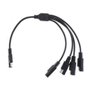 18AWG SAE 1 To 4 Extension Adapter Splitter Cable For Solar Panel Battery