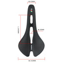 Road Folding Bike Saddle Racing Hollow Saddle EVA Seat Parts Women Men Red