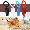 4pcs Dogs Cat Plastic Pet Clicker Trainer Key Chain Wrist Strap Pet Supplies
